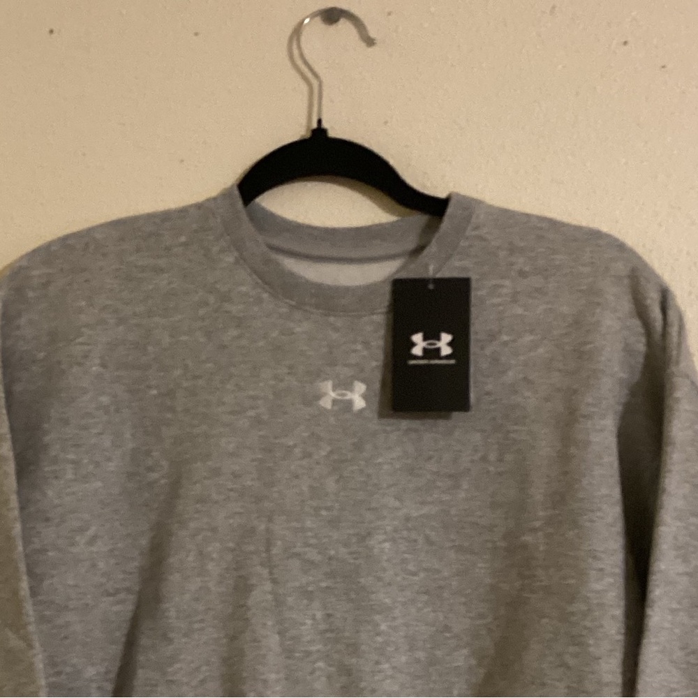 Under Armour Gray Junior Women's Crewneck Sweatshirt